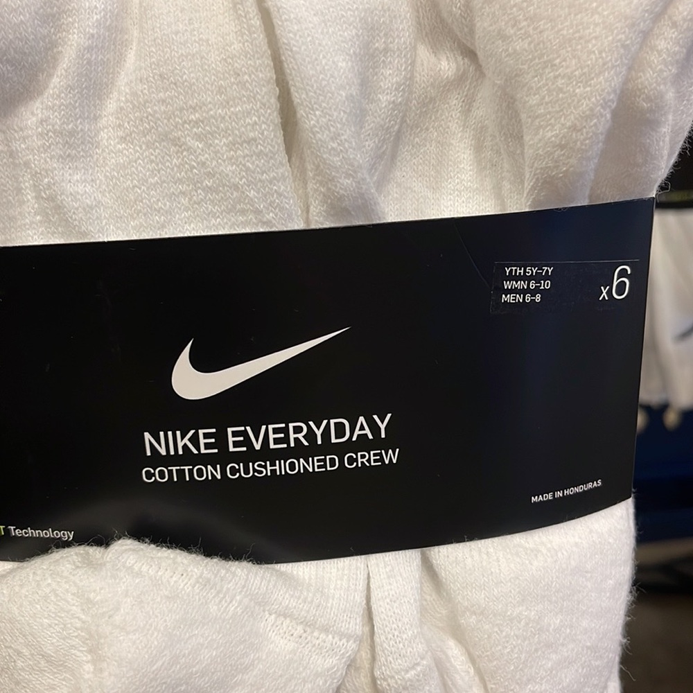 Nike Training Crew Socks (6 Pairs) Nike Everyday Cushioned - Picture 2 of 16